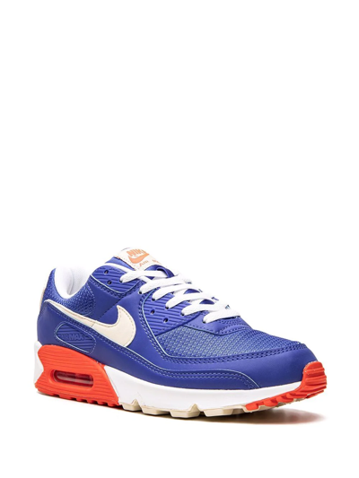 Shop Nike Air Max 90 "hyper Royal/coconut Milk" Sneakers In Blue