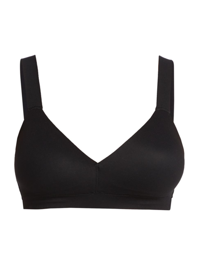 Shop Spanx Women's Lightly Lined Bralette In Very Black