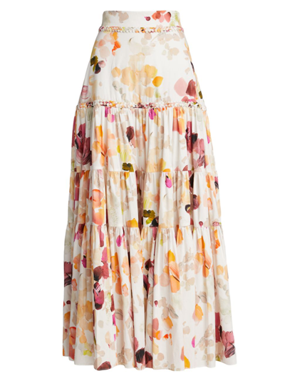 AJE WOMEN'S SCENT OF SUMMER DASSIA TIERED SKIRT 