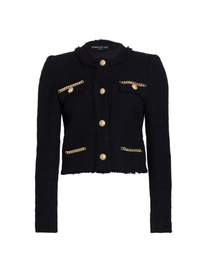 Generation Love Kristen Tweed Jacket In Black | ModeSens