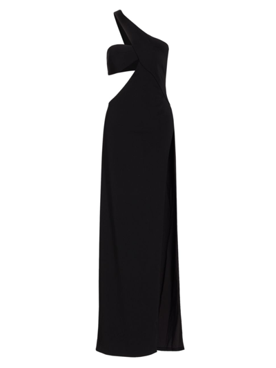 Shop Monot Women's Sleeveless Cut-out Gown In Black