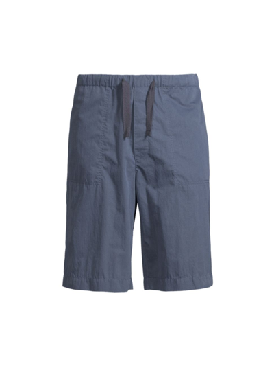 Shop Atm Anthony Thomas Melillo Men's Stretch Cotton Twill Shorts In Blue
