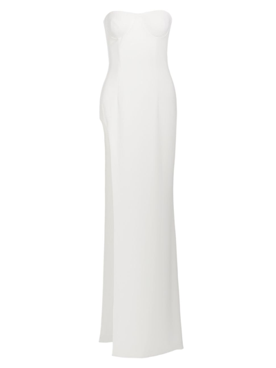 Shop Monot Women's Strapeless Tube Gown In White