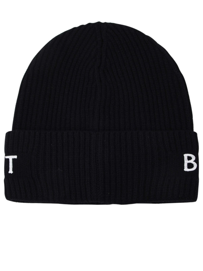 Moncler Born To Protect - Ribbed Knit Beanie In Black | ModeSens
