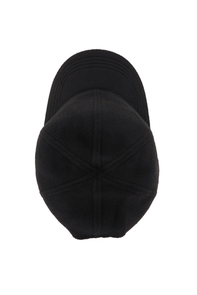 Shop Totême Double' Baseball Cap In Black