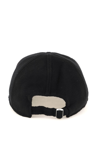 Shop Totême Double' Baseball Cap In Black