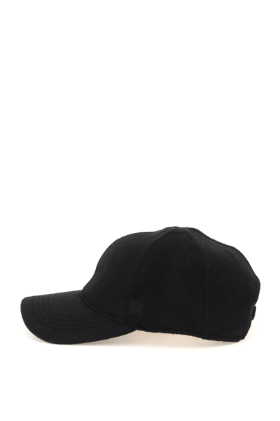 Shop Totême Double' Baseball Cap In Black