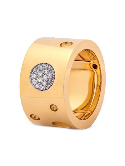 Shop Roberto Coin 18kt Yellow Gold Pois Moi Luna Diamond Ring