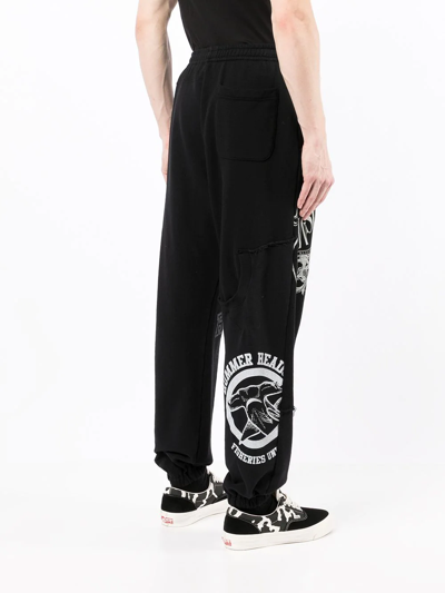 Shop Undercoverism Graphic-print Track Pants In Black