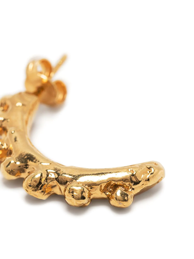 Shop Alighieri The Ancestor Half-hoop Earrings In Gold