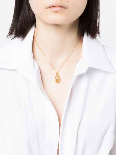 Shop Alighieri The Fragmented Amulet Necklace In Gold
