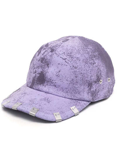 Shop Alyx Abstract-print Baseball Cap In Purple