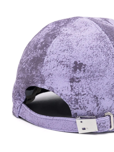 Shop Alyx Abstract-print Baseball Cap In Purple