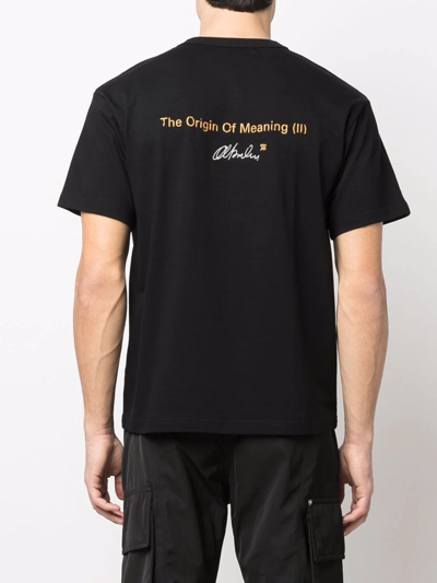 Shop Misbhv X Rafał Olbiński The Origin Of Meaning Ii Graphic-print T-shirt In Black