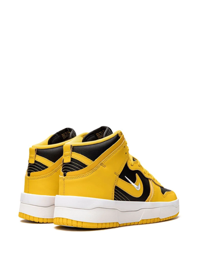 Shop Nike Dunk High Up "varsity Maize" Sneakers In Yellow