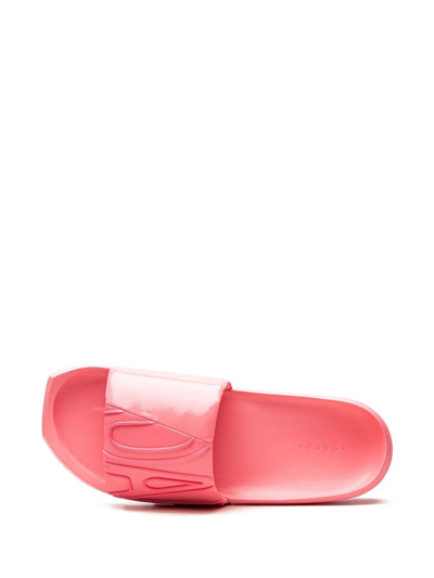 Shop Jordan Nola Raised-logo Slides In Pink