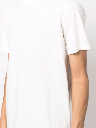 Shop Rick Owens Crew-neck T-shirt In White
