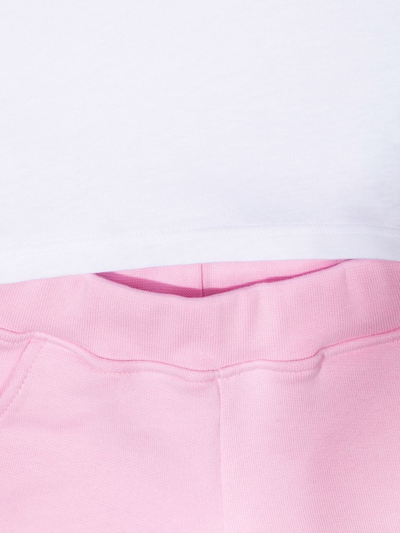 Msgm Logo-print Short Sets In White