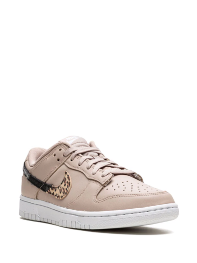 Shop Nike Dunk Low Se "primal Pink" Sneakers In Neutrals