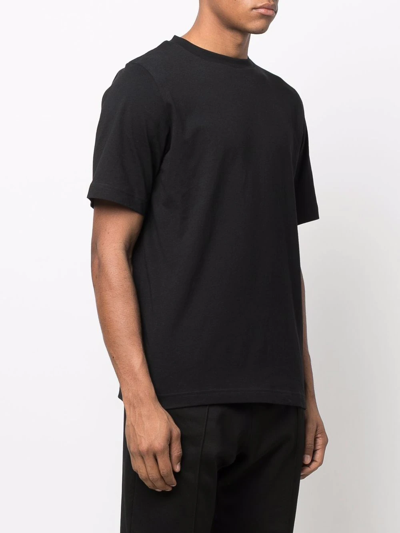 Shop Y-3 Cotton Art-print T-shirt In Black