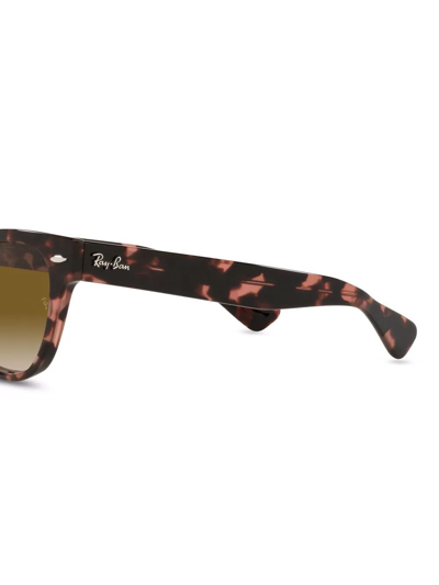 Ray Ban Rb2201 Cat-eye Frame Sunglasses In Brown