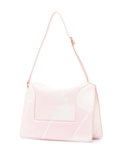 Shop Wandler Penelope Tie-dye Shoulder Bag In Pink