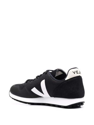 Veja Man Sneakers Black Size 10 Textile Fibers In Black