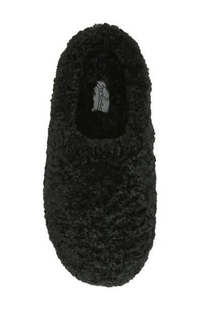 Shop Zodiac Paloma Faux Shearling Slipper In Black Faux Fur