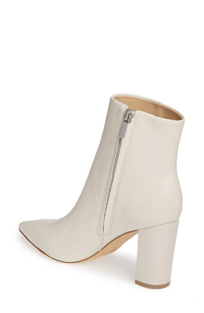 Shop Marc Fisher Ltd Ulani Pointy Toe Bootie In Ivory Leather