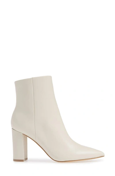 Shop Marc Fisher Ltd Ulani Pointy Toe Bootie In Ivory Leather