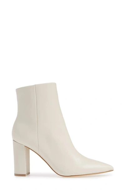 Marc Fisher Ltd Ulani Pointy Toe Bootie In Ivory Leather