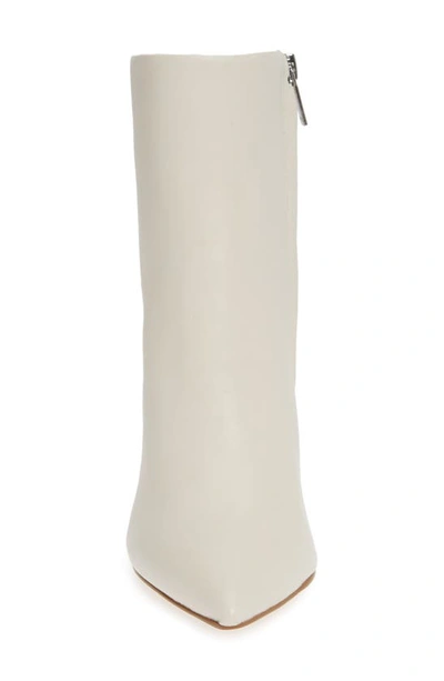 Marc Fisher Ltd Ulani Pointy Toe Bootie In Ivory Leather