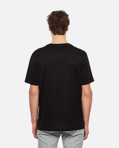 Shop Paul Smith Pocket Stripe Cotton T-shirt In Black