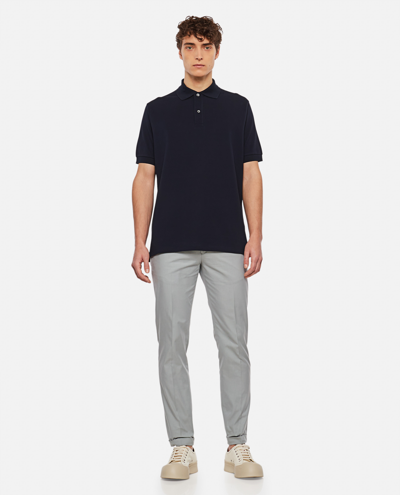 Paul Smith Cotton Polo Shirt In Black