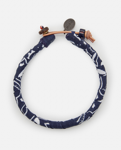 Shop Mikia Bandana Bracelet In Blue