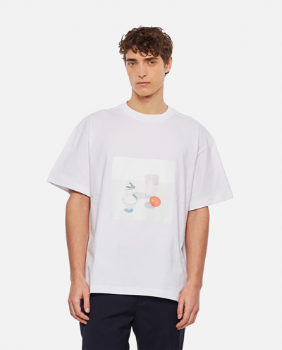 Shop Jacquemus Le T-shirt Tableau In White