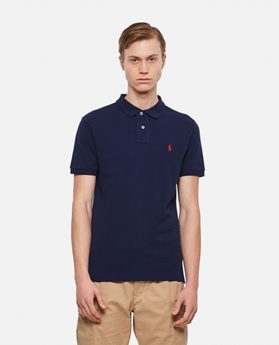 Shop Polo Ralph Lauren Ralph Lauren Cotton Polo Shirt In Blue