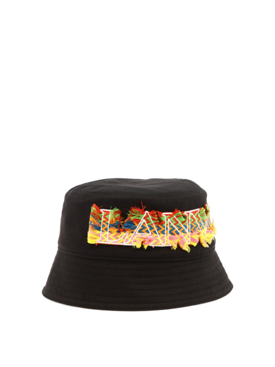 Shop Lanvin "curb" Bucket Hat In Black  