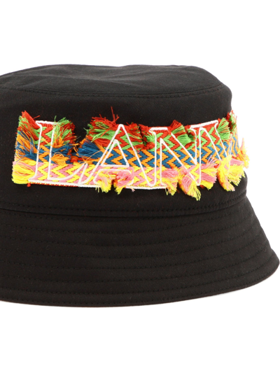 Shop Lanvin "curb" Bucket Hat In Black  