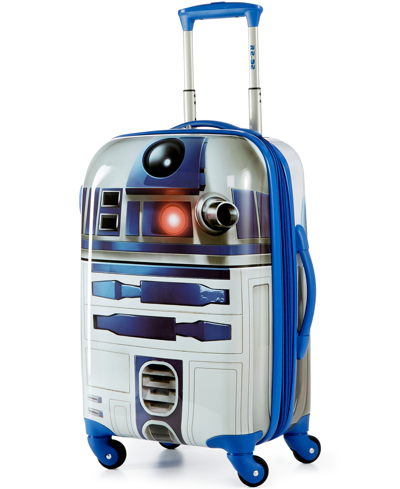 Shop American Tourister Star Wars R2d2 21" Hardside Spinner Suitcase In Star Wars Rd