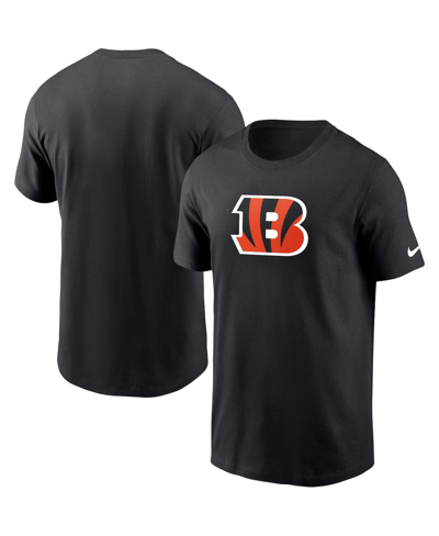 Shop Nike Men's  Black Cincinnati Bengals Team Primary Logo T-shirt