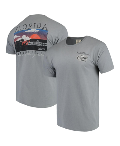 Shop Image One Men's Gray Florida Gators Comfort Colors Campus Scenery T-shirt