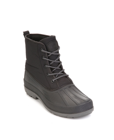 Shop Polar Armor Men's All-weather Canvas Duck-toe Boots In Black