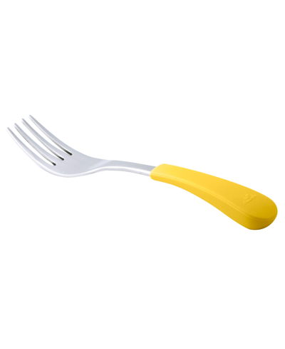 Shop Avanchy Baby Boys And Girls Stainless Steel Baby Fork 2 Pack In Yellow