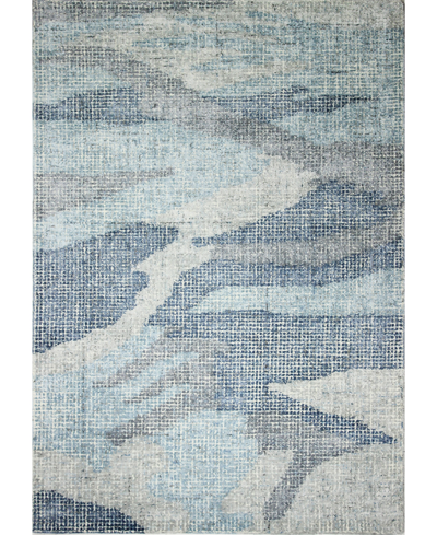 Bb Rugs Bayside Alm215 7'6" X 9'6" Area Rug In Blue