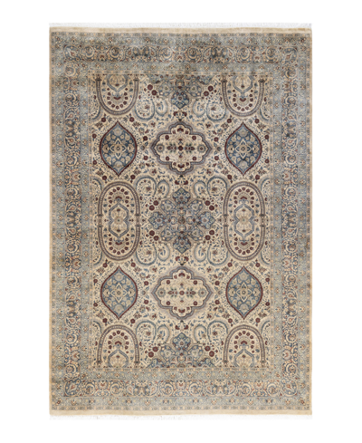 Shop Adorn Hand Woven Rugs Mogul M178936 6'1" X 8'9" Area Rug In Ivory