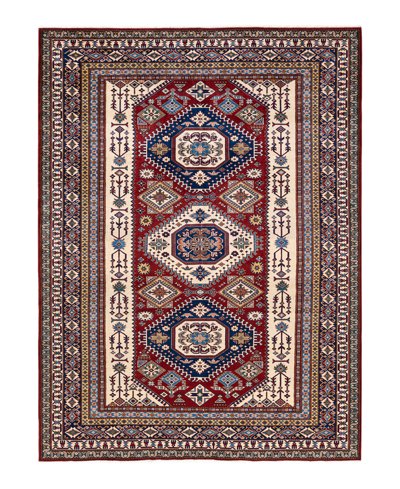 Shop Adorn Hand Woven Rugs Tribal M18735 7' X 9'8" Area Rug In Red