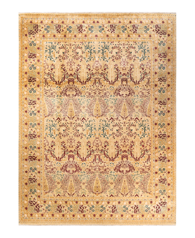 Shop Adorn Hand Woven Rugs Mogul M1175 9'3" X 12'3" Area Rug In Ivory