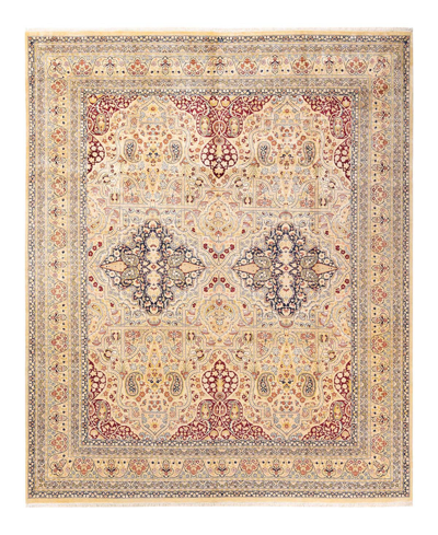 Shop Adorn Hand Woven Rugs Mogul M12854 8'3" X 10'3" Area Rug In Ivory