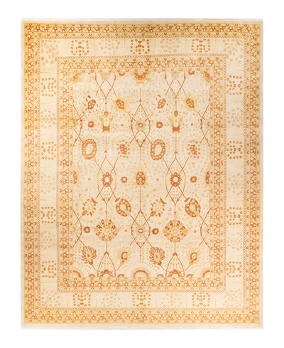 Shop Adorn Hand Woven Rugs Mogul M1494 9'3" X 12'1" Area Rug In Ivory